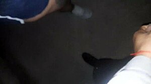 Street vagina touch