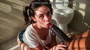 Bathroom Black Cock Help
