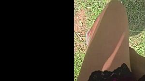 Stomping around the yard