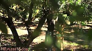Latina Teen Tied Up