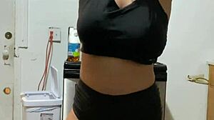 Latina Milf In Black