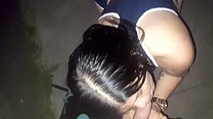 Street vagina touch