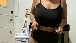 Latina Milf In Black