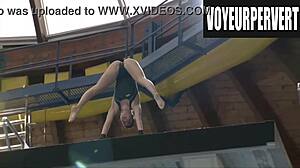womens high diving voyeur