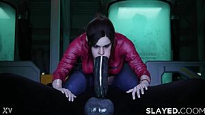 claire sucks cock