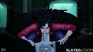 claire sucks cock