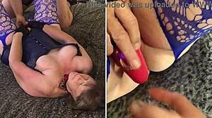 granny dildo play