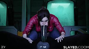 claire sucks cock