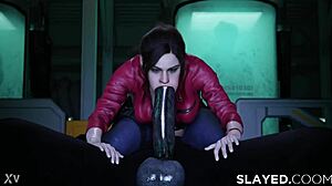 claire sucks cock