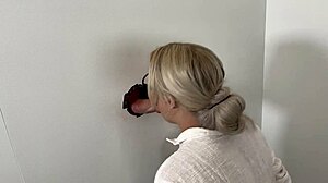 gloryhole blonde action