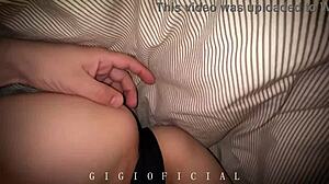 smelling butthole closeup