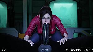 claire sucks cock