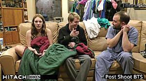 Pregnant slut gets orgasms