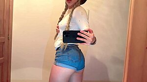 Cute Girl Films Herself