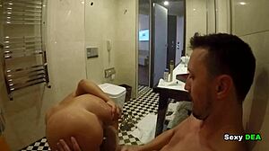 Naughty Bathroom Goddess Cleanup