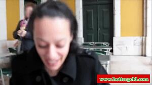 Latina babe seduces colleague