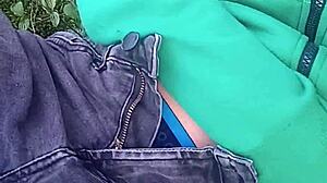 twink outdoor strokes