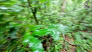 Thai girl in forest