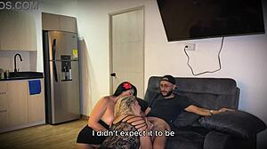 Cleaner seduced by milfs