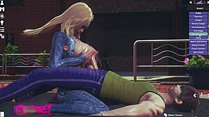 public blonde sex