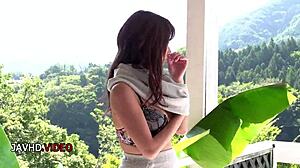 Milf creampie outdoors