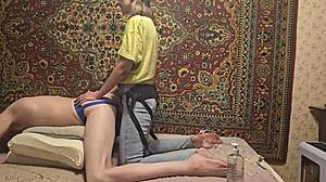 Girl Pegging Man