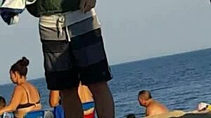 Beach candid capture