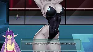 Goth Cosplay Fingering