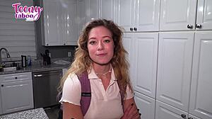 River lynn learns to cum