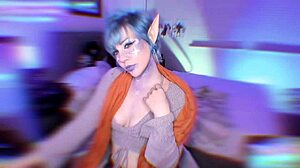 nymph cam tease