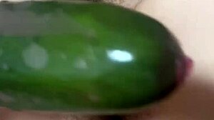 Eating Cucumber