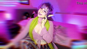nymph cam tease