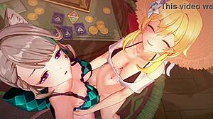 genshin futanari hentai compilation